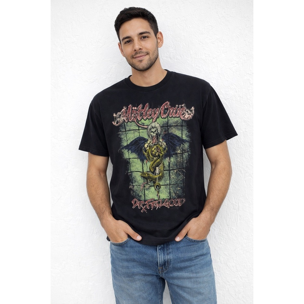 Peanuts Snoopy Abbey‎ Road Graphic Black Unisex T-Shirt Size M